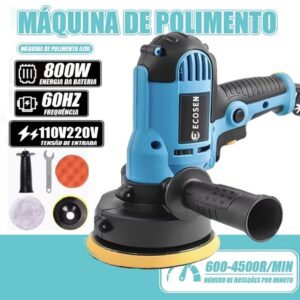 Lixadeira e polidor 800W Profissional com Controle de Velocidade